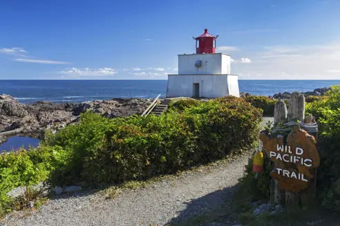 Ucluelet på Canadas Vancouver Island
