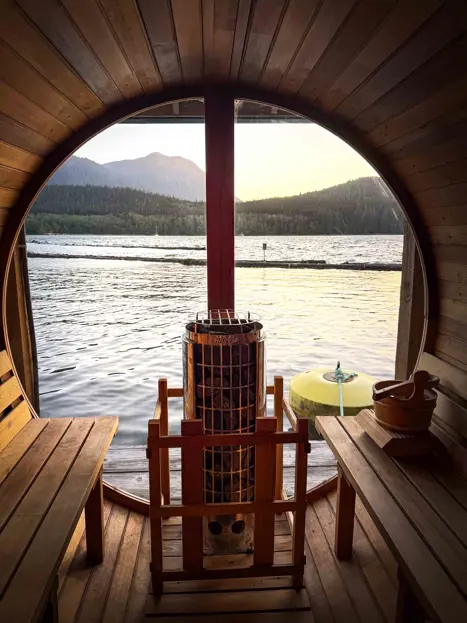 Knight Inlet Lodge Sauna