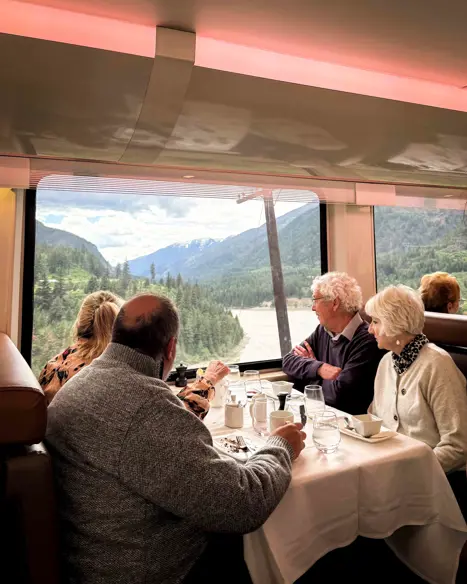 Rocky Mountaineer - middag
