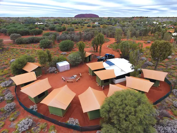 Campsite Yulara red center