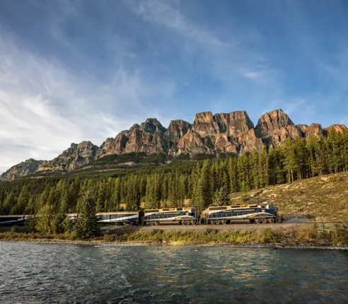 Canada Rocky Mountaineer Castle Mountain