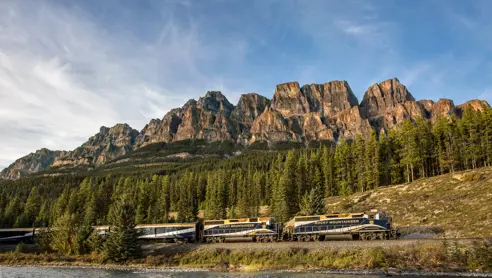 Canada Rocky Mountaineer Castle Mountain