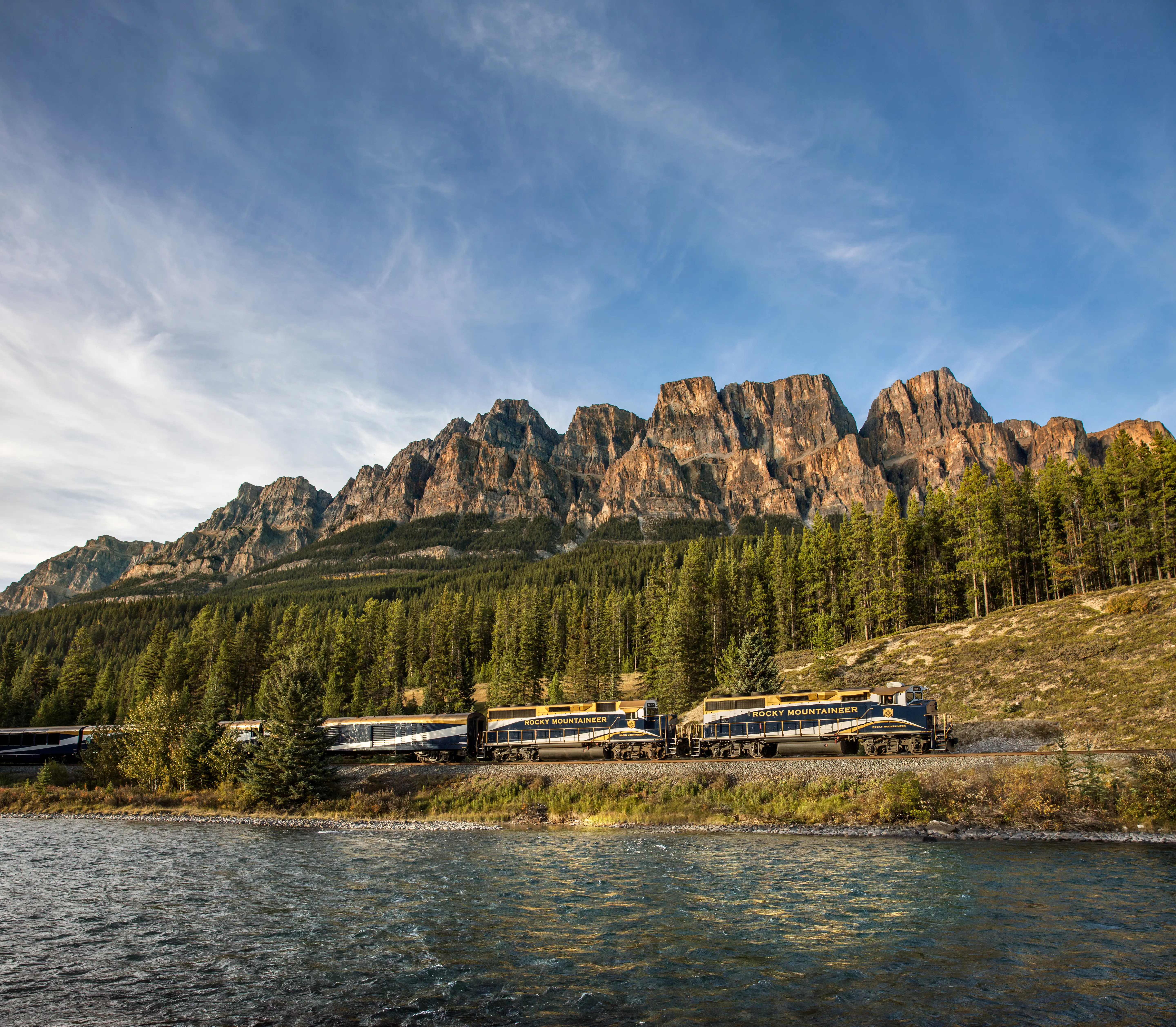 Canada Rocky Mountaineer Castle Mountain