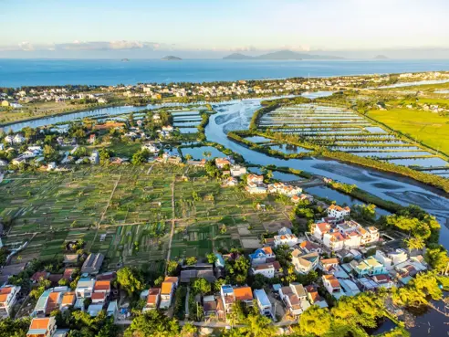Tra Que Village nær Hoi An Vietnam