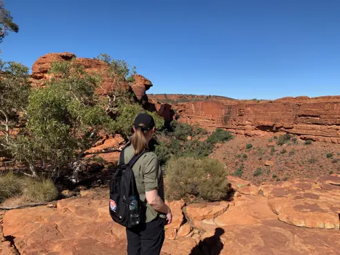 Katja fra DanExplore i Australien