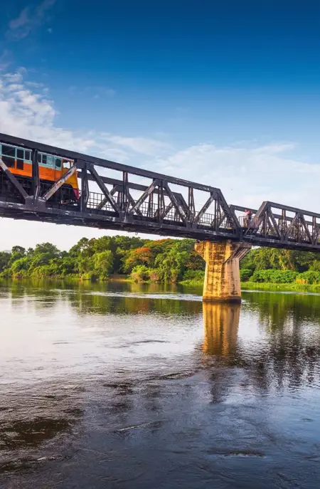 River Kwai i det nordlige Thailand