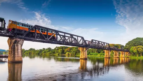 River Kwai i det nordlige Thailand