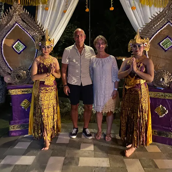Peter og Mai på Bali med DanExplore
