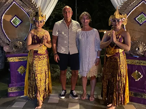 Peter og Mai på Bali med DanExplore