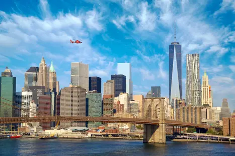 Manhattan skyline New York USA