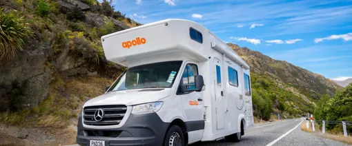 Euro Camper-autocamper fra Apollo i New Zealand