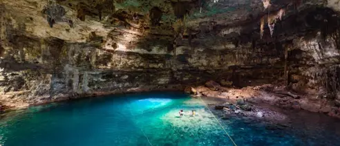 Rejseplan Mexico Valladolid Cenote Samula Sinkhole