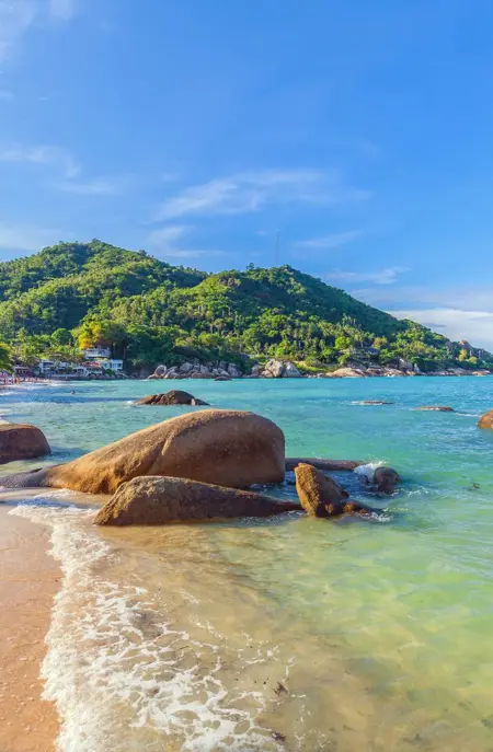 Strand på øen Koh Samui i Thailand