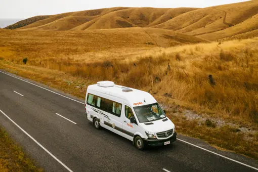 Eurotourer-autocamper fra Apollo i Australien