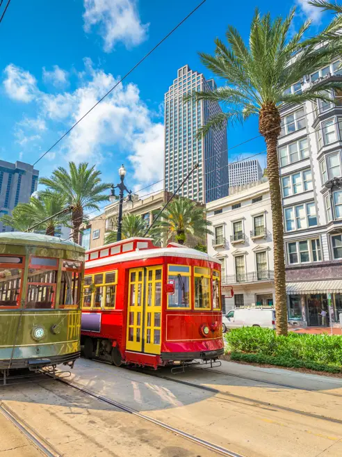 Sporvogne i New Orleans USA