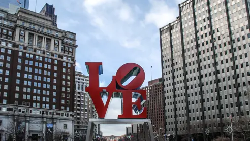 Love-symbol i Philadelphia