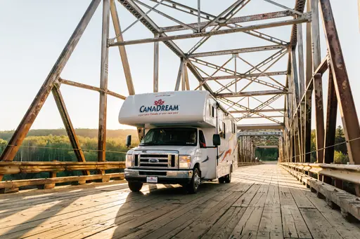 Maxi Motorhome MHA Exterior Product RV On Bridge