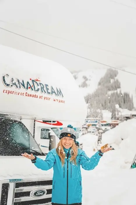 Skiferie i Canada i CanaDream motorhome