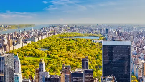 Helikoptertur over Manhattan i New York