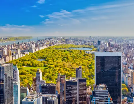 Helikoptertur over Manhattan i New York