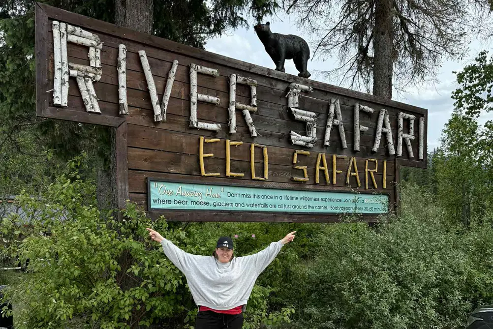 Mille og familien på rejse i autocamper i Canada