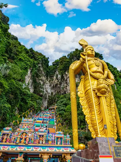 Batu Caves i Malaysia