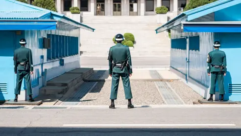 DMZ grænsen mellem Nord- og Sydkorea