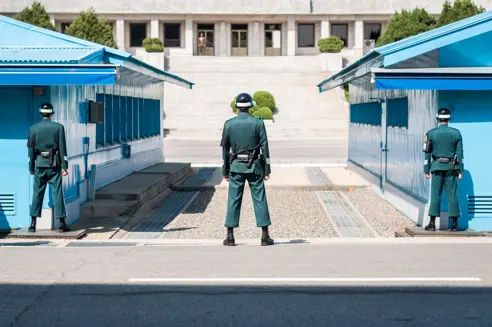 DMZ grænsen mellem Nord- og Sydkorea