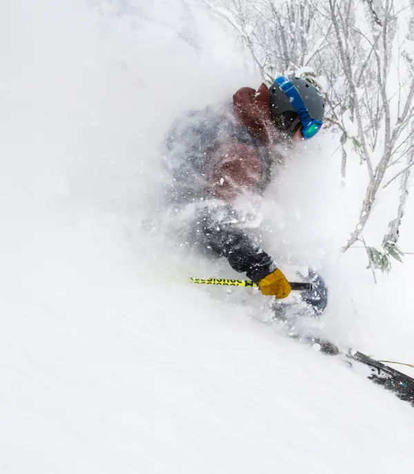 Powder ski i Japan