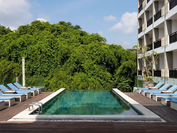 Panorama Pool At Sthala, A Tribute Portfolio Hotel, Ubud Bali, By Marriott International 2 Mr