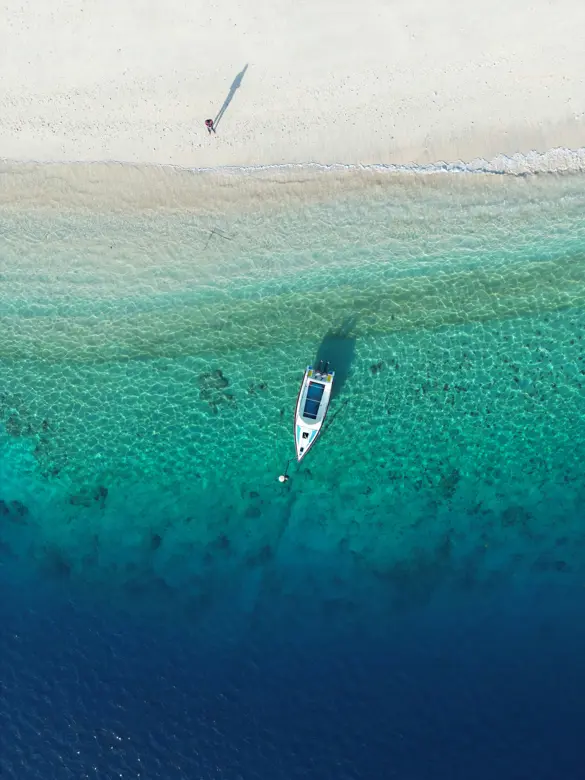 Gili Trawangan Strand Drone