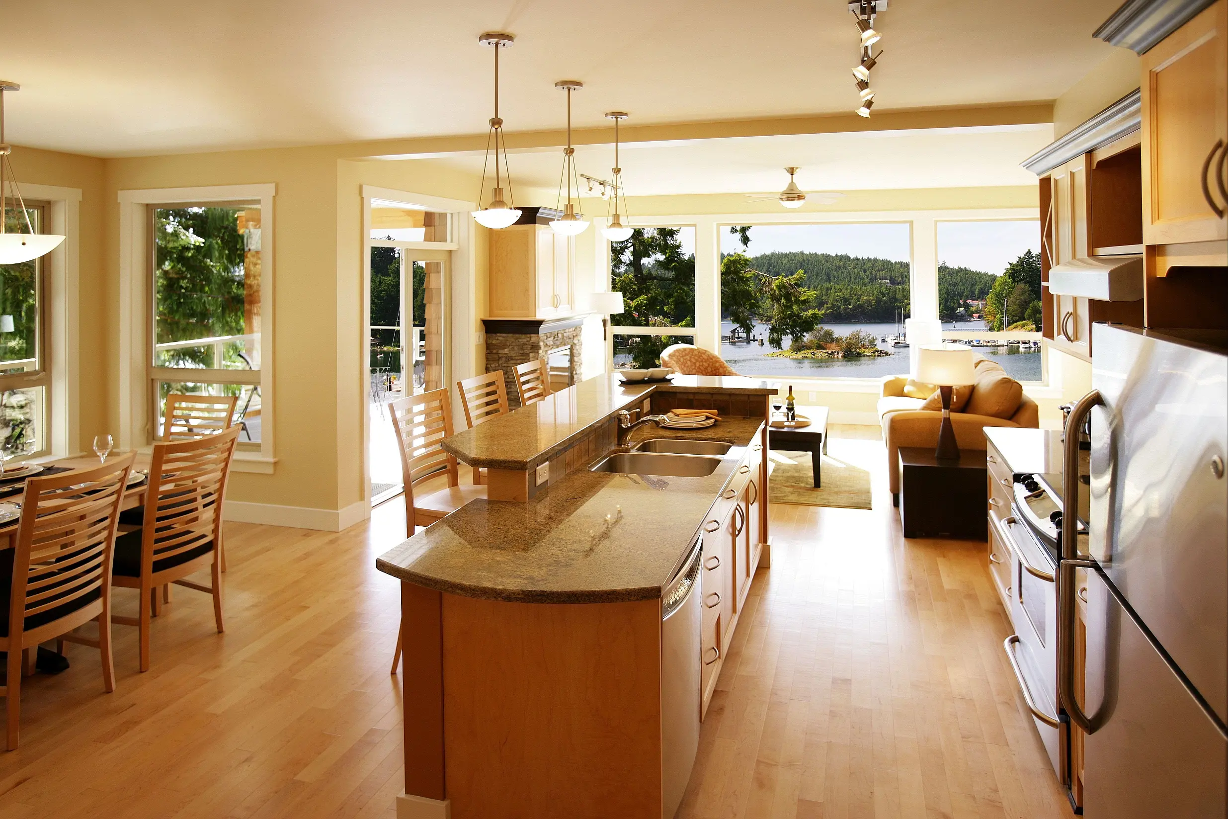 Canada British Columbia Painted Boat Resort