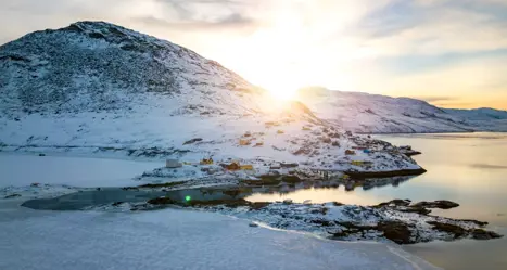 Kapisillit Drone Billede Vinter 2