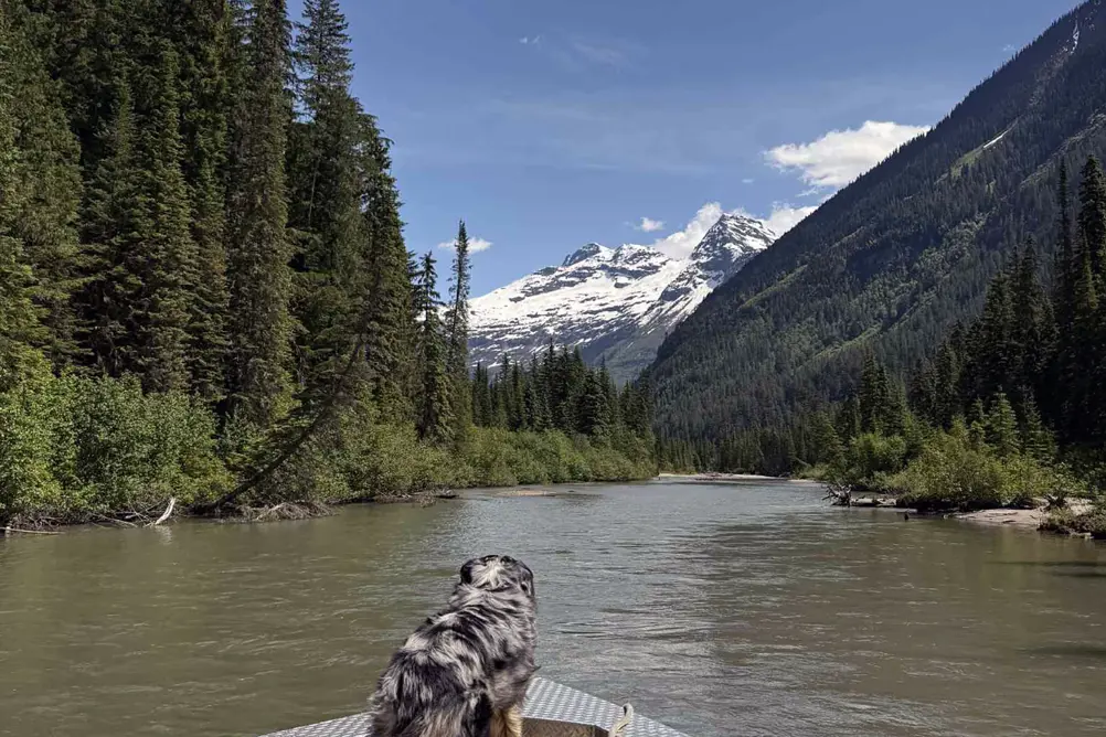 Mille og familien på rejse i autocamper i Canada