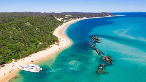 Australien Moreton Island Tangalooma Wrecks