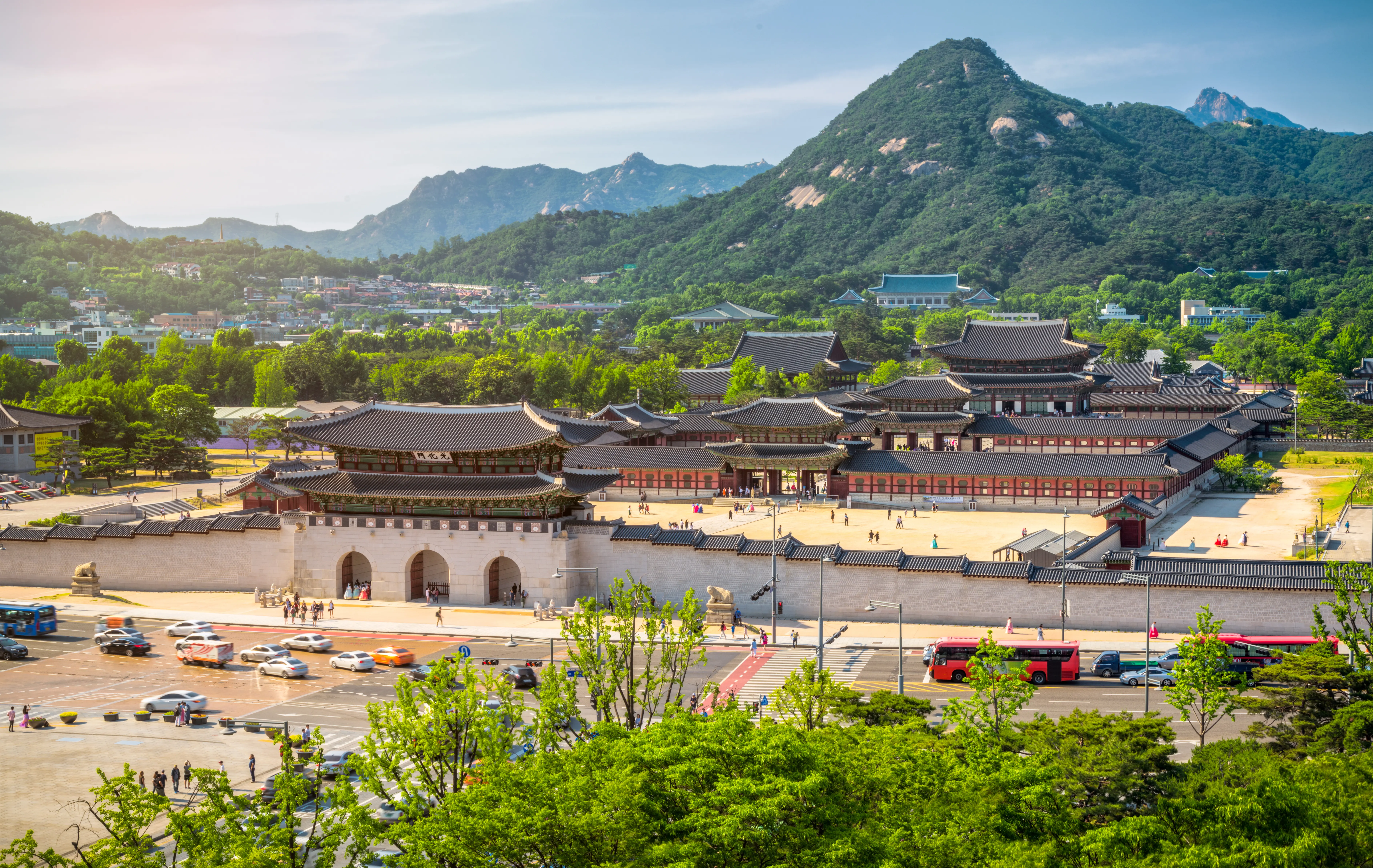 Gyeongbokgung Palace i Seoul, Sydkorea
