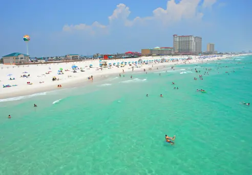 Pensacola Florida Beach i USA