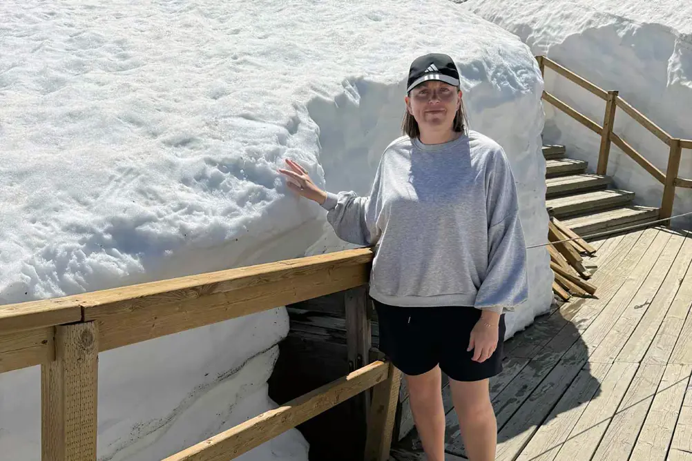 Mille og familien på rejse i autocamper i Canada