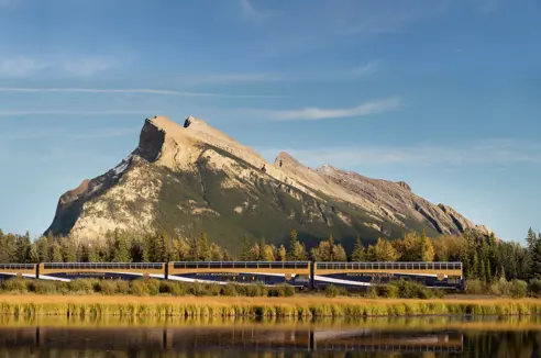 Canada Rocky Mountaineer Vermillion Train