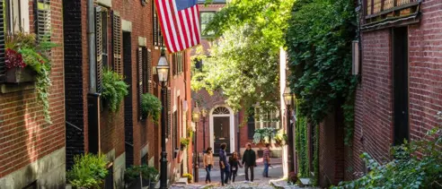 Rejseplan East Coast Boston Historic Acorn Street (1)