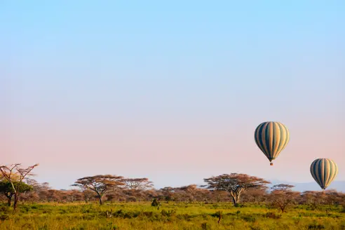 Ballonsafari i Tanzania