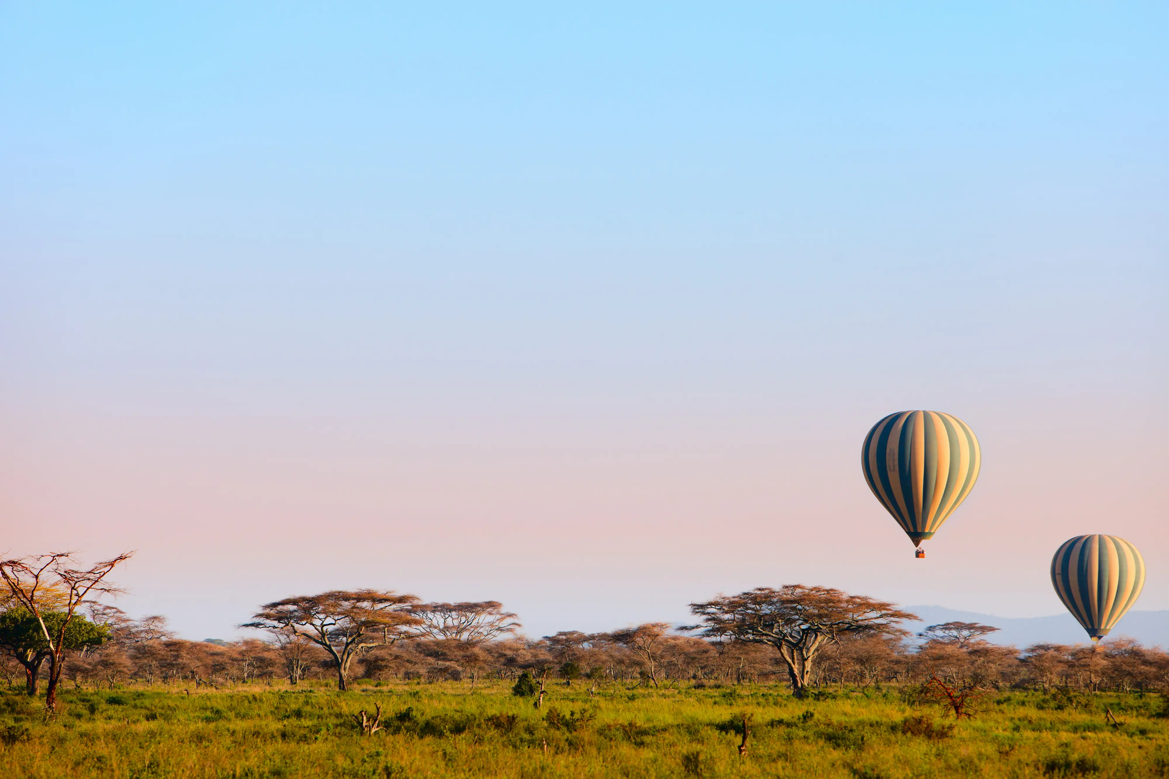 Ballonsafari i Tanzania