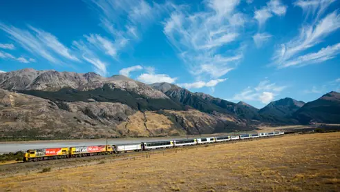 Tranzalpine togrejse i New Zealand