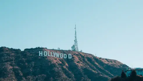 Hollywood-skiltet i Los Angeles, Californien