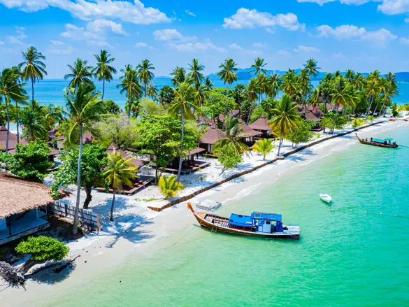 Udsigt Over Koh Mook - Ø i Thailand