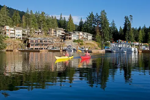 Canada British Columbia Painted Boat Resort