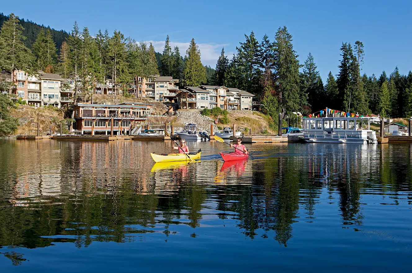 Canada British Columbia Painted Boat Resort