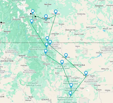 Vestcanada & nordvestlige USA i autocamper