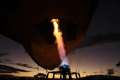 Ballonsafari i Tanzania