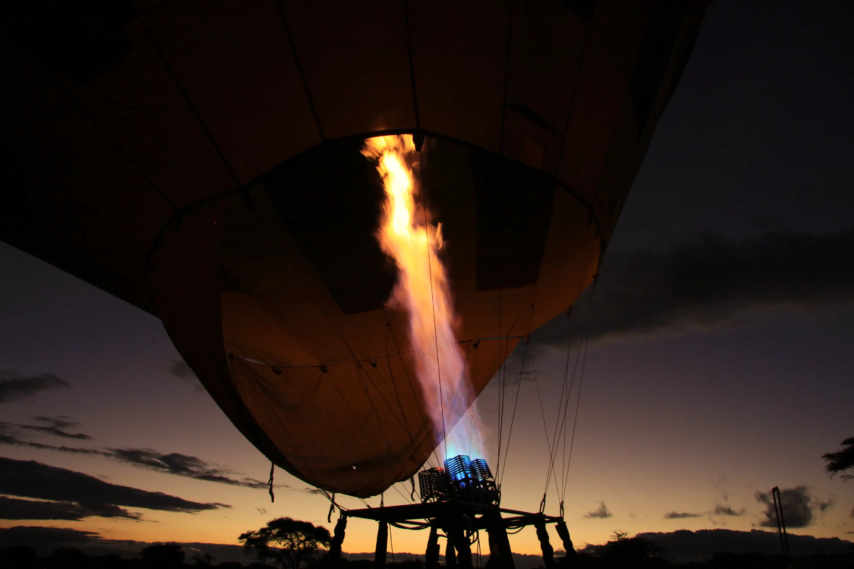 Ballonsafari i Tanzania